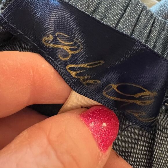 Blue Rain denim embroidered mini dress size XS - Picture 5 of 7